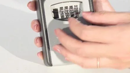 Cassetta di sicurezza portatile nascosta per montaggio a parete per esterni, serrature a chiave Cassetta di sicurezza con chiave a combinazione digitale